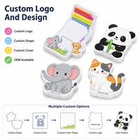 Fabricant de notes autocollantes en forme de dessins animés pour enfants, papeterie personnalisée, notes autocollantes amovibles, cadeau scolaire