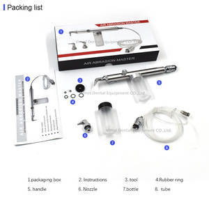 Micro <span class=keywords><strong>Blaster</strong></span> Dental de Óxido de Aluminio Sin Pulverizador de Agua 2/4 Orificios con Boquilla de Pulverización Pulidor de Abrasión de Aire para Limpieza de Dientes - Product Image 6