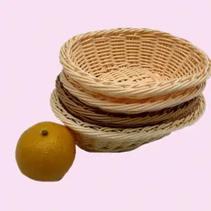 New Design Multifunction Handmade ratan bread basket