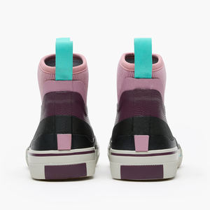 Botas de Tobillo Impermeables Color Morado para Pesca y Navegación, Botas de Lluvia de Goma con Forro de Neopreno, Zapatos Marinos Unisex - Product Image 3