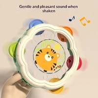 Children's Educational Plastic Hand Drum & Tambourine for Babies 6 Months to 1 Year Old