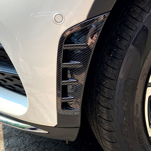 Mercedes-Benz GLC 2020+ Front Bumper Air Intake Blade Piano Black Plastic Modification Part Number 155 - Product Image 3