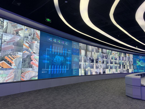 Gqy 46inch <span class=keywords><strong>LCD</strong></span> nối màn hình/IPS Bảng điều chỉnh 500cd/M độ sáng nhỏ nối khoảng cách/Lệnh Giám sát trung tâm hiển thị HDMI 2.1 - Product Image 6