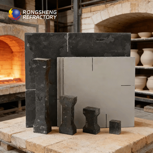 Placas de Carburo de Silicio (RSiC) para Hornos, Losa de Soporte, Ladrillo <span class=keywords><strong>Refractario</strong></span>, Tablero, Lámina, Estante para la Industria Cerámica - Product Image 1