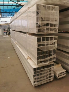 Perfil Rectangular de <span class=keywords><strong>Aluminio</strong></span> Extruido 6063 T5, <span class=keywords><strong>Tubo</strong></span> Hueco para Ventanas, Puertas y Estructuras de Construcción - Product Image 3