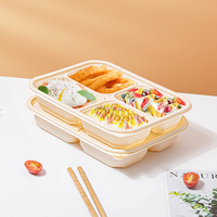 Récipient en plastique Emballage alimentaire Cuisine Récipient alimentaire en plastique Boîte de restaurant à emporter Récipient alimentaire