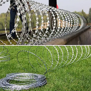 Alambre de Hierro Galvanizado por Inmersión en Caliente de Alta Calidad, Alambre de Púas Concertina, Alambre de Seguridad en Rollo, Malla de Acero Inoxidable a Bajo Precio - Product Image 4