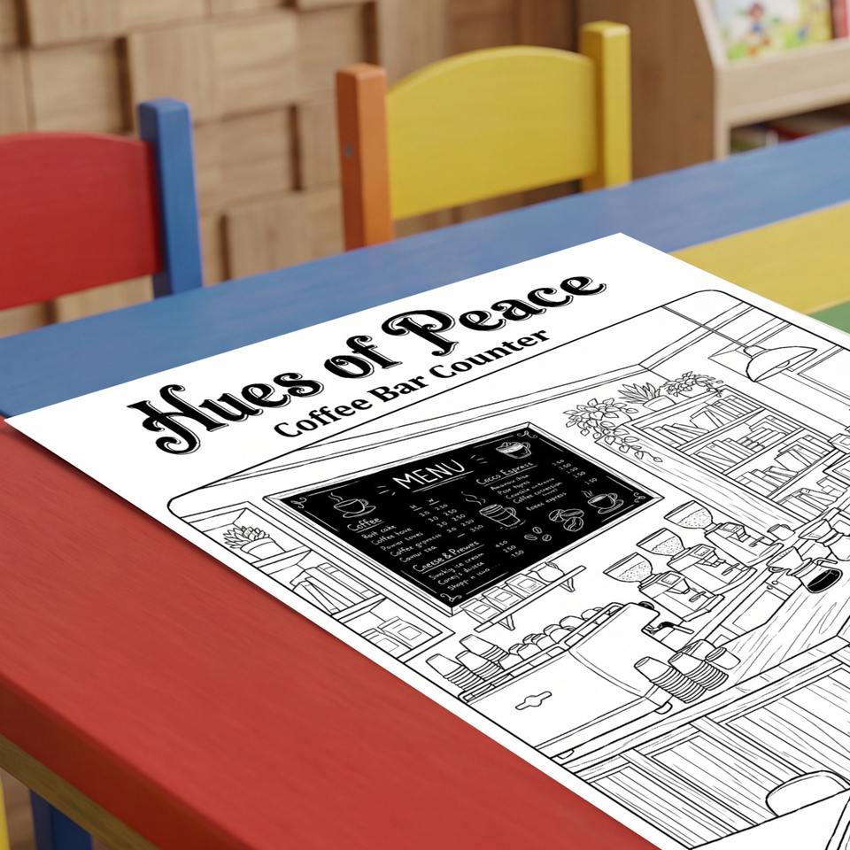 10 Sheets Coloring Poster Coloring Book Children's Painting Book Warm ...