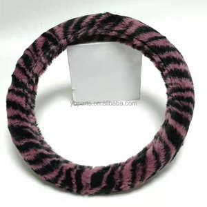 Housse de volant de voiture d'hiver en fourrure imitation poils de <span class=keywords><strong>lapin</strong></span> Soft Plush Gear Handbrake Case Car Interior Accessories - Product Image 4