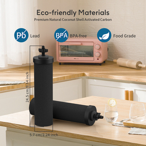 <span class=keywords><strong>3</strong></span>-giai đoạn trọng lực nước hệ thống lọc thay thế Đen Fluoride Lọc Cartridge kích hoạt bộ lọc carbon Cartridge - Product Image 4