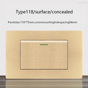 Interrupteur mural électrique standard 1/2/3 pour hôtel, prise murale électrique domestique - Product Image 3