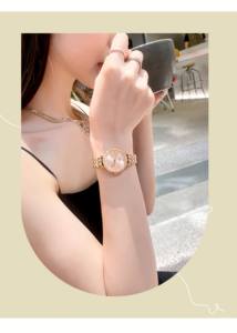 Reloj de Lujo para <span class=keywords><strong>Mujer</strong></span>, Nuevo Modelo 2026, Reloj de Cuarzo Plateado con Incrustaciones de Diamantes, Resistente al Agua 3ATM, Reloj de Vestir para Dama - Product Image 6