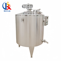 Cuve de Fermentation Automatique Multifonctionnelle en Acier Inoxydable 304 pour Lait et Jus avec Agitateur, Pasteurisateur Haute Performance pour Yaourt