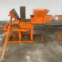 Machine manuelle de fabrication de briques 2-40, petite machine manuelle de formage de briques, machine manuelle de fabrication de briques en terre cuite