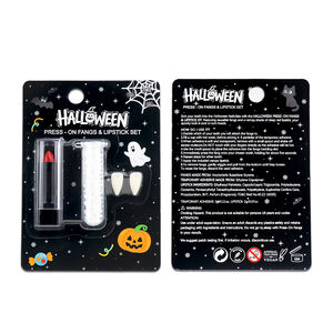 Kit de Maquillaje para Cosplay Golden Phoenix con Colmillos de <span class=keywords><strong>Vampiro</strong></span> para Halloween, <span class=keywords><strong>Pintura</strong></span> Facial y Corporal No Tóxica y Lápiz Labial - Product Image 5