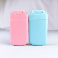 Flacon pulvérisateur de parfum en plastique de 20 ml et 30 ml, couleurs personnalisées, format carte de crédit, pour les soins cosmétiques de la peau