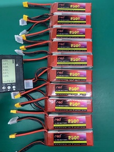 Batería LiPo de 14,8 V, 2200mAh, 35C, con enchufe Deans para RC Evader Airplane UAV - Product Image 6