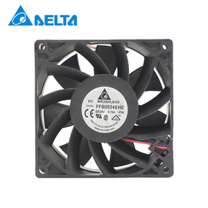 พัดลมระบายความร้อนแบบแกน Delta FFB0924EHE-F00 24VDC 0.50A 12.00W 4800RPM ลูกปืนแบบลูกกลิ้ง พลาสติก สำหรับตู้ควบคุมไฟฟ้า อินเวอร์เตอร์ ยูพีเอส - Product Image 1
