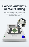 A3 + Plotter de corte plano Mini máquinas de corte con cortador de plegado de doble cabezal