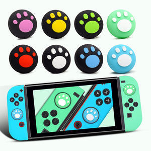 ปุ่ม Joy-CON ซิลิโคนรูปอุ้งเท้าแมวสำหรับ Nintendo Switch Controller อะไหล่ฝาครอบจอยสติ๊ก - Product Image 1