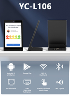 Tablette Android de bureau YC-L106 10,1 pouces, écran tactile, affichage publicitaire POS, kiosque de commentaires clients, affichage WIFI