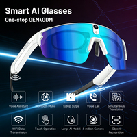 Lunettes intelligentes polyvalentes dotées de la reconnaissance d'objets, de la traduction, de la prise de photos et de la fonction de réveil par IA