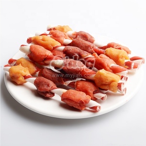 Pollo, pato y pollo Natural, Triple sabor, Rawhide Kabobs, comida para perros, aperitivos - Product Image 2