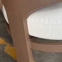 Table à manger rectangulaire en alliage d'aluminium Disen Furniture Bronte, durable, imperméable, résistante aux UV, résistante aux intempéries, pour l'extérieur, hôtel
