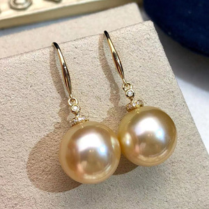 ตะขอเกี่ยวหูเงินแท้ S925 รุ่น 21256DIY พร้อมลูกปัดกลมขนาด 8-11 มม. อุปกรณ์ทำเครื่องประดับมุกแบบง่ายๆ สำหรับต่างหูแบบเปล่า ต่างหูเพชร - Product Image 1