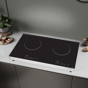 Table de cuisson à induction encastrable 2 feux 2200W+2200W avec contrôle par capteur pour usage domestique - Product Image 2