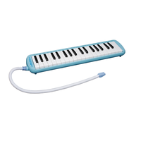 Kongsheng F-37B 37-Key Keyboard Piano School Teaching Musical Instrument Accessory for Student Use Melodica Blue ABS Resin Cover