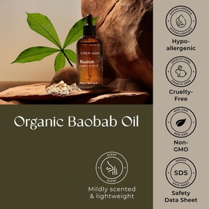 ETRUN ALISAオーガニックコールドプレスバオバブエッセンシャルオイル天然純皮育毛快適栄養プライベートラベル - Product Image 3