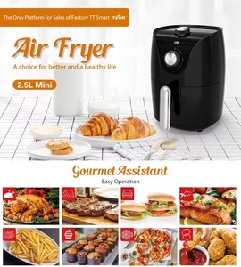Friteuse à air numérique intelligente 2,5 L sans huile, <span class=keywords><strong>mini</strong></span>, compacte, promotionnelle, la plus vendue pour la maison, en gros - Product Image 4