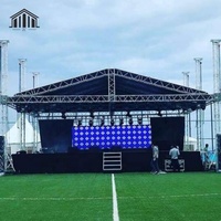 Système d'exposition extérieur sur mesure en aluminium 6061 T6 avec structure en treillis pour festival