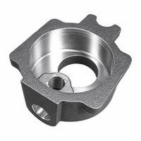 Support de boîtier en fonte ductile GGG50 usiné CNC de précision, pièces moulées sur mesure OEM pour machines industrielles