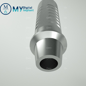 Pilar Dental Compatible con Implantes Xive con Base de Titanio y Biblioteca Gratuita de <span class=keywords><strong>EXOCAD</strong></span> 3Shape - Product Image 2