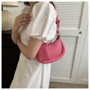 VENTA CALIENTE BARATO Simple Bolsa de bola de masa hervida de color sólido para mujer. Z0054 - Product Image 5