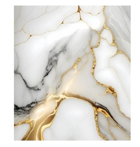 Large Format UV Marble Sheets 3mm Thickness 2400mm x 4800mm Decorative <b>Interior</b> <b>Wall</b> <b>Cladding</b> <b>Panels</b> with Diverse Marble Designs - Product Image 1
