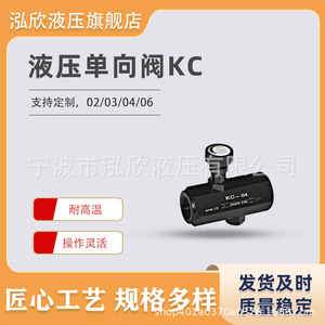 Vanne de régulation de débit unidirectionnelle hydraulique KC, vanne miniature haute pression KC 02 pour produits pétroliers et métallurgie - Product Image 4