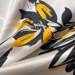 HYSK 100 <span class=keywords><strong>soie</strong></span> satin tissus naturel haute qualité fleur impression usine été chemise robe tissu écharpe <span class=keywords><strong>au</strong></span> mètre - Product Image 4