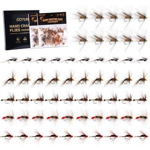 D2:60pcs Flies(6 Types)