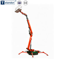 Grue araignée à flèche longue avec hauteur de levage de 10m, 16m, 21m, capacité de 1,5 tonne, 3 tonnes, 5 tonnes, 8 tonnes, 10 tonnes, 12 tonnes, homologuée CE