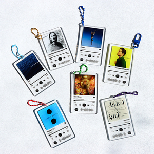 Mkll tùy chỉnh ảnh in Keychain Spotify Keyring âm nhạc bài hát mảng bám phim hoạt hình phong cách kim loại & Nhựa Tùy chỉnh ảnh Keyring - Product Image 1