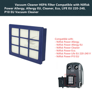 Filtro HEPA de Repuesto Personalizado Azul H13 para Aspiradoras <span class=keywords><strong>Nilfisk</strong></span> 1470432500, Accesorios de Repuesto para Filtro HEPA - Product Image 4