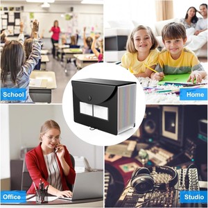 Carpeta de archivos expandible de 26 bolsillos, almacenamiento de llenado portátil de plástico acordeón multicolor con gran capacidad para archivos de documentos A4 - Product Image 4