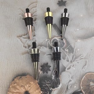 Bouchons de vin en métal filetés en alliage de zinc, 5 couleurs, réutilisables, colorés, en promotion - Product Image 3