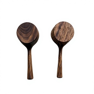 Cuillère doseuse à café classique en bois avec finition miroir, écologique, pour grains de café - Cadeaux promotionnels - Product Image 1