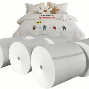 Hot Sale Product Sublimation White Paper Jumbo Roll for Tumblers Mugs & <b>T</b>-shirts - Product Image 1