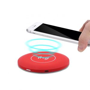 Hailicare Miroir cosmétique circulaire portable à LED, mini miroir de maquillage, 3 niveaux de luminosité réglables, miroir de voyage, charge USB sans fil - Product Image 1
