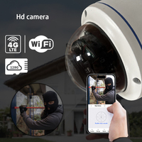 Réverbère de surveillance solaire extérieur étanche 4G WiFI haute luminosité réverbère de cour de détection humaine avec caméra de vidéosurveillance